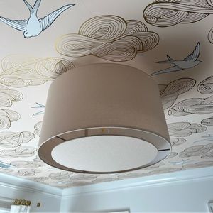 COPY - Crate and barrel kids canvas light fixture
